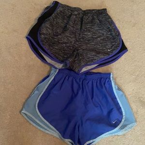 2 for 1! Two Nike dry fit shorts in size Medium!